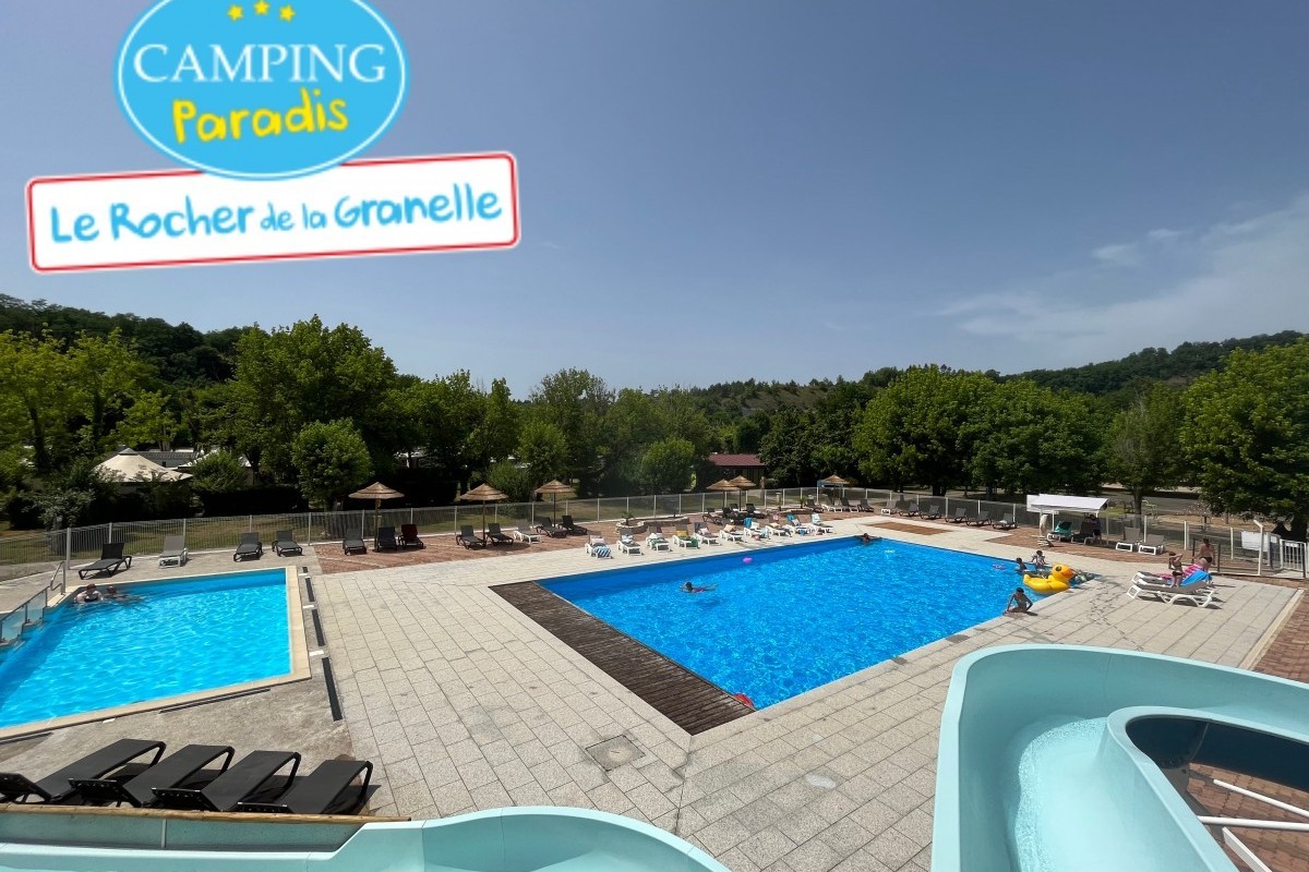 Camping 'Camping Paradis : Le Rocher de la Granelle - Le Bugue en Dordogne' à Le bugue