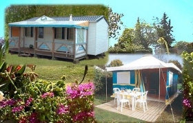 Camping et Mobil Home 4 et 6 p 'Camping Quercy Vacances' à Saint pierre lafeuille