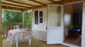 Mobil Home  et bungalows 'Camping de la Colombière ***' à Beaumont du périgord