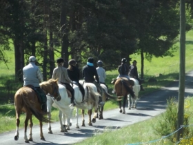 Chambre d'hôte 'Chambres d'hôtes - ferme equestre ' à Retournac