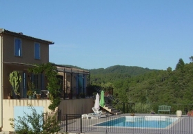 Chambre d'hôte 'Lou pélou en cévennes' à Branoux - les salles du gardon