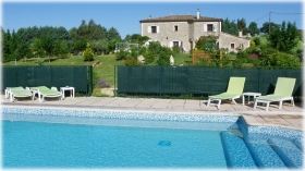 Gîte rural 'La bastide de st germain gîte avec piscine et spa' à Saint ambroix
