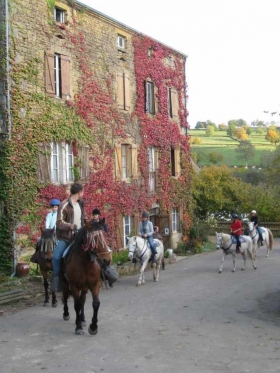 Gîte d'étape 'Le moulin de vaux' à Nochize