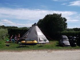 Camping/ caravaning/location  'Camping  du phare  de PONTUSVAL' à Brignogan plages