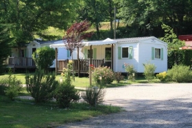 Chalet, mobil-home, bungalow 'Camping le petit pyrénéen' à Le mas d'azil