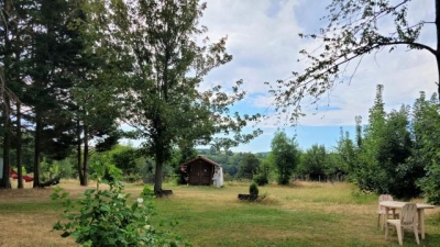 Camping à la Ferme 'Camping à la ferme de Bellevue' en Rhone Alpes