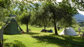 Camping 'Camping à la ferme' à Seythenex