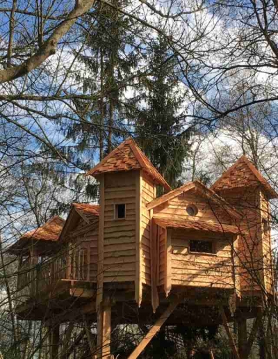 Cabanes dans les arbres de luxe 'Les Cabanes du Moulin - Cabanes Spa- 45mn de Paris' à Seine et Marne